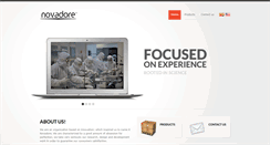 Desktop Screenshot of novadore.com